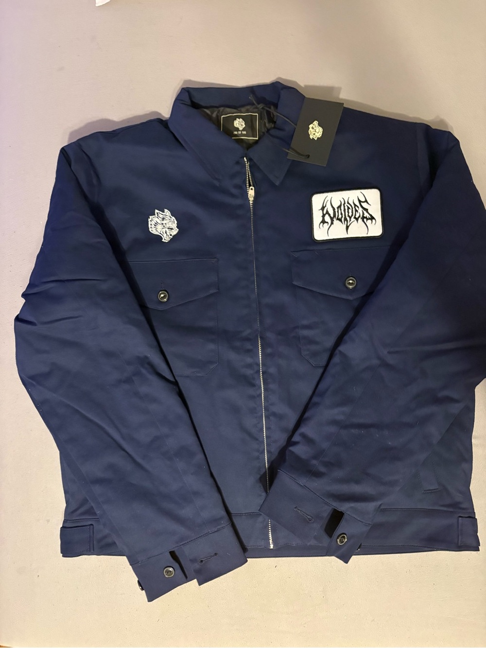 Don t Die Wondering Dom Walker Jacket #250/500 Oxford Blue NWT Limited Edition S